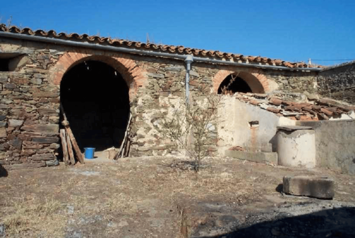 Arcos del tinao antes de rehabilitar